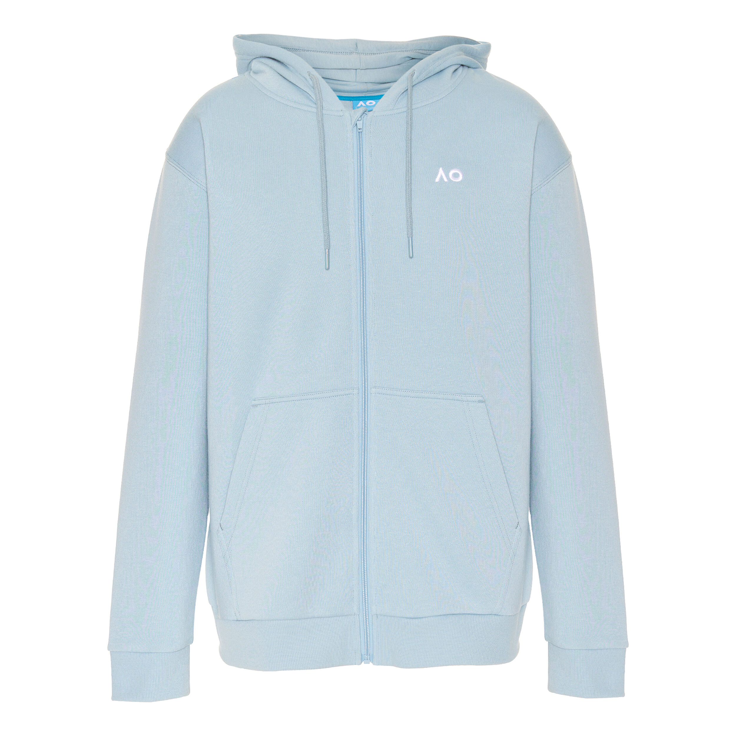 AO Logo Sweatjacke Herren - Hellblau