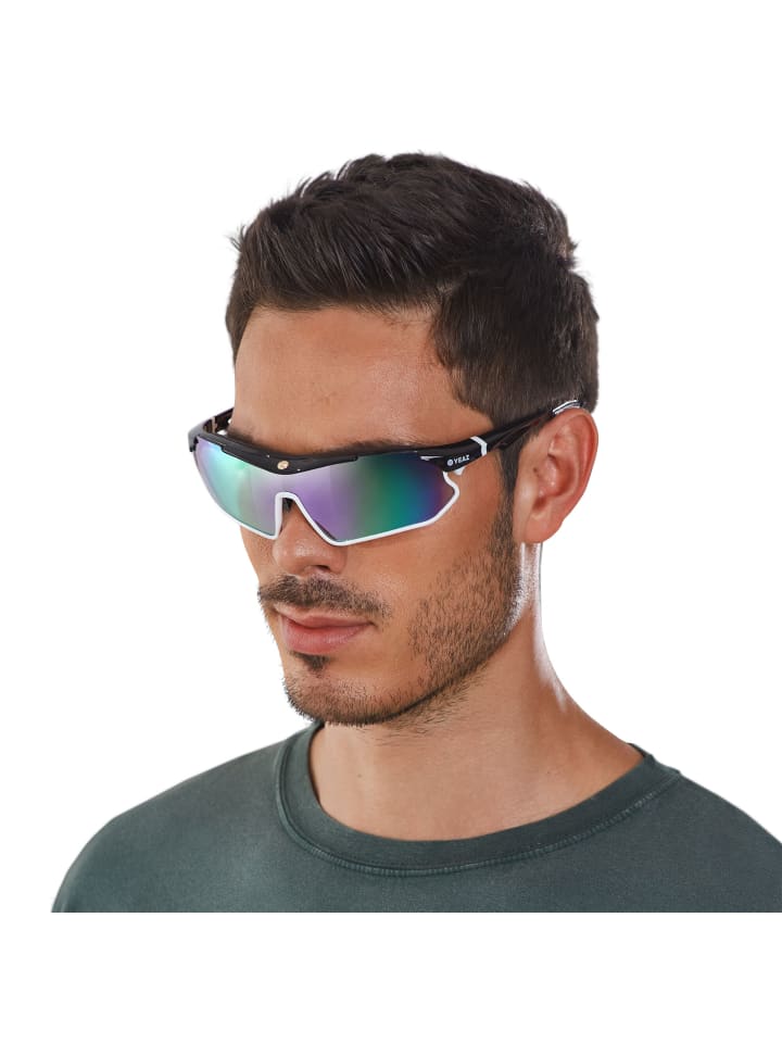 YEAZ SUNRAY Sport-Sonnenbrille schwarz/weiß/lila in lila günstig kaufen onesize