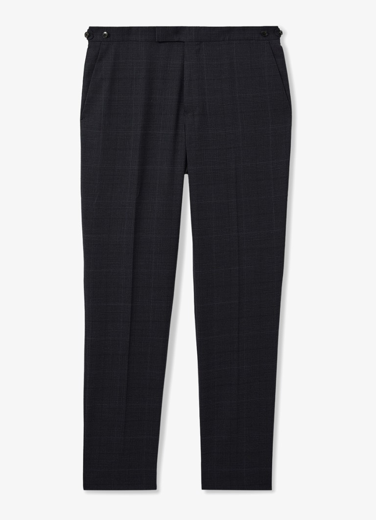 Reiss Grace Prince of Wales slim fit trousers in wool blend