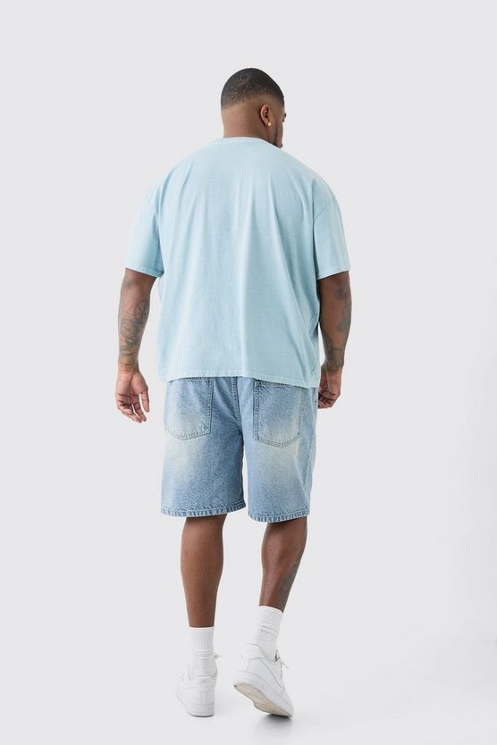 Plus Oversize T-Shirt mit Official Print