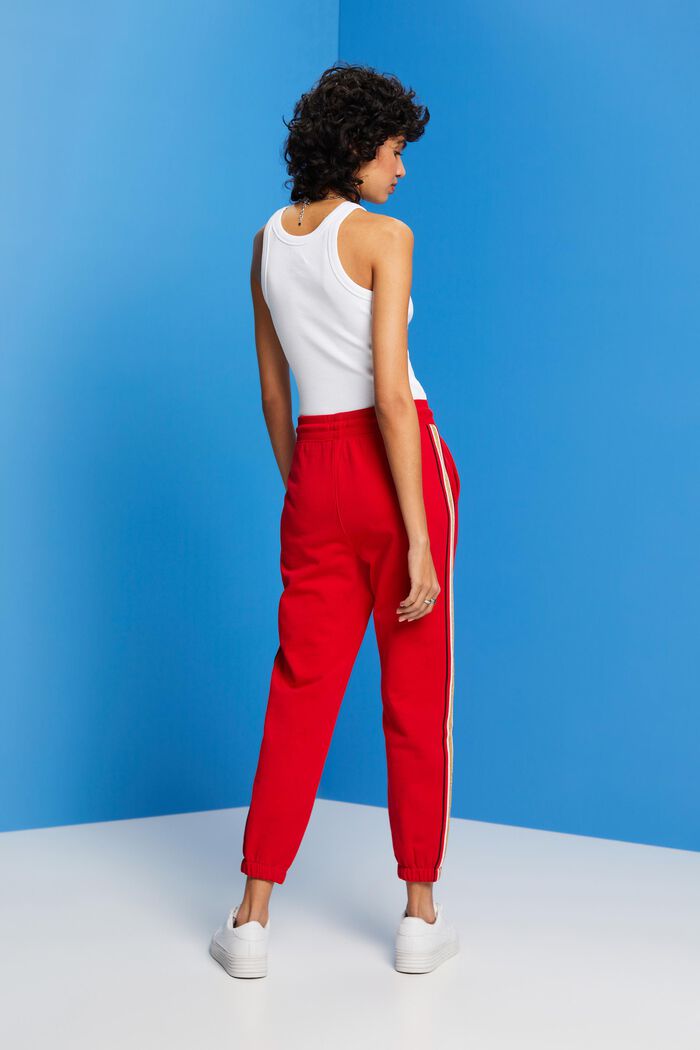 Gestreifte Trackpants aus Baumwolle