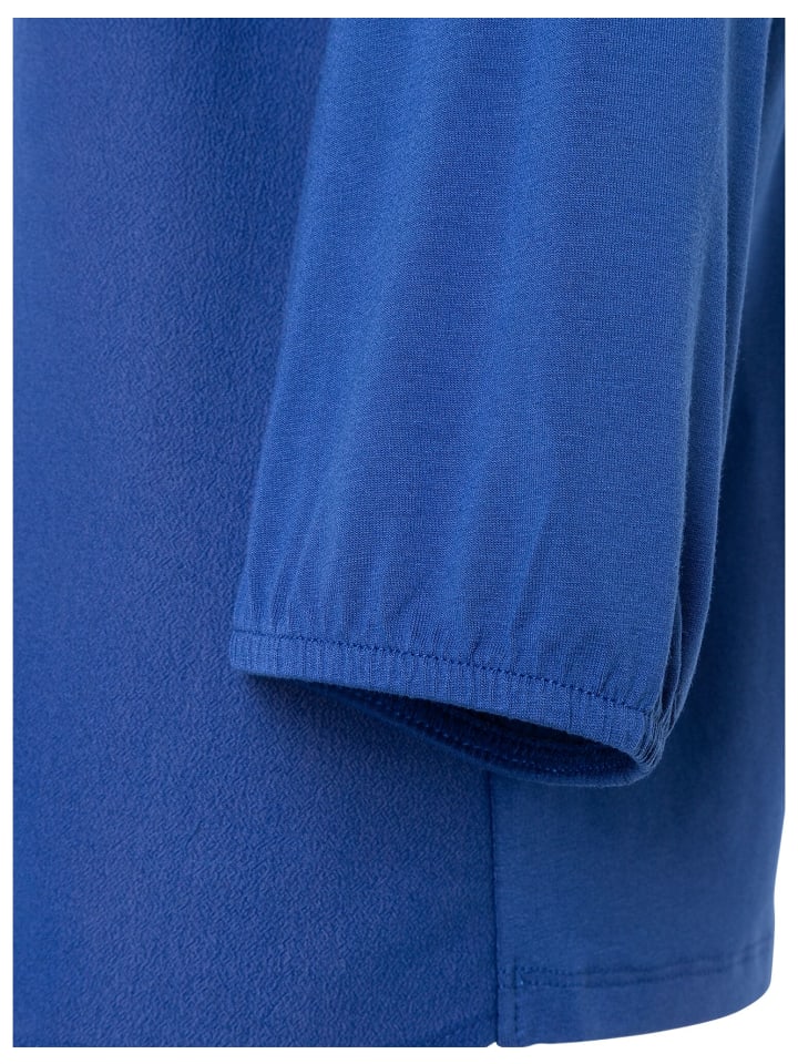 More & More Blusenshirt in blau günstig kaufen