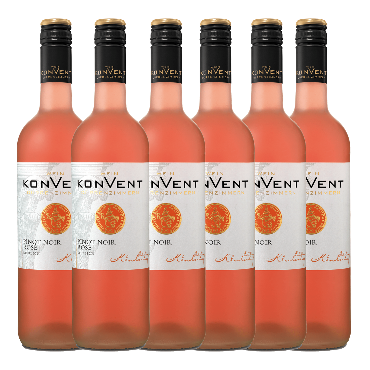 Württembergische WZG Klosterhof Pinot Noir Rosé Qba Lieblich *** 0,75L 6er Karton