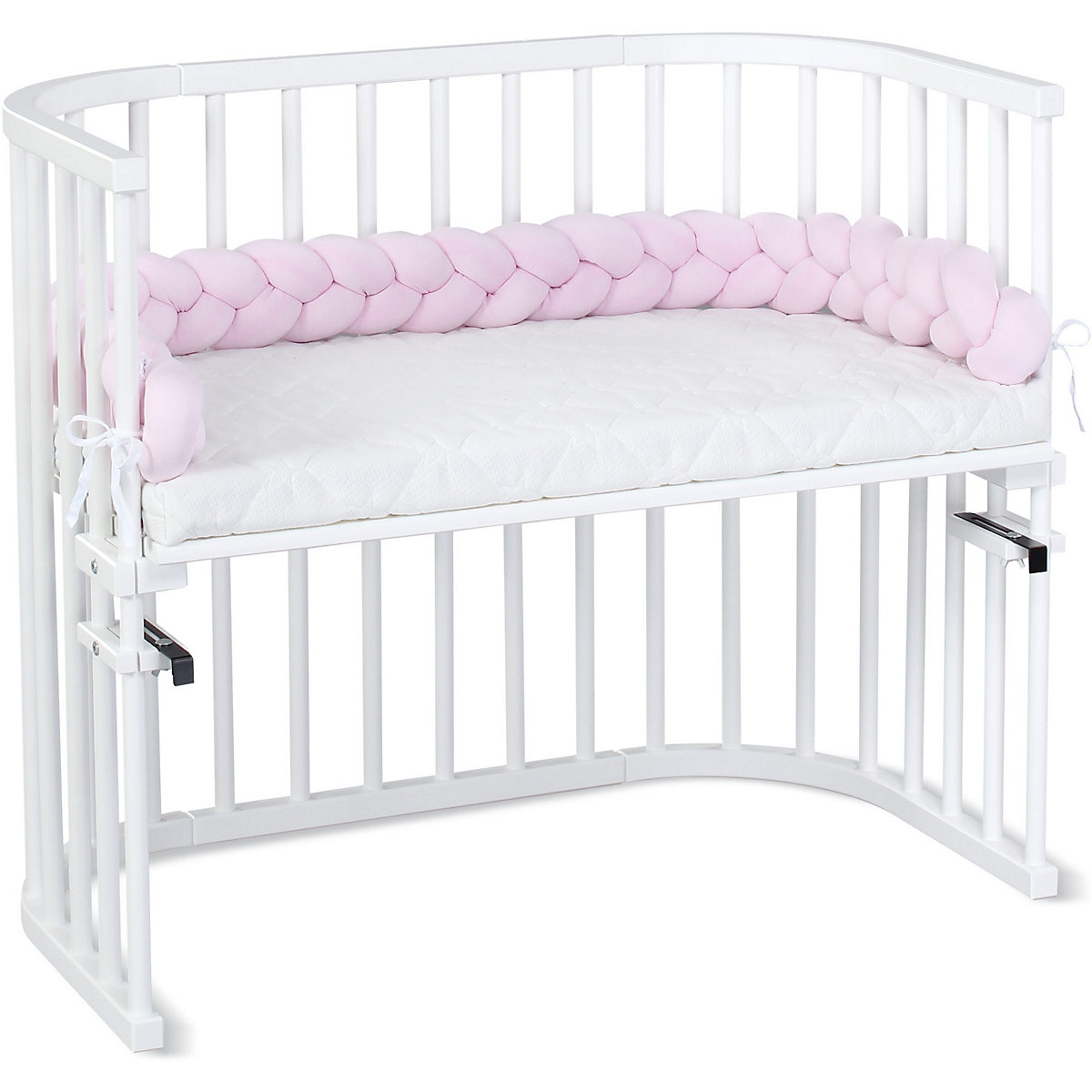 Nestchenschlange babybay, geflochten, rosé, 180 cm