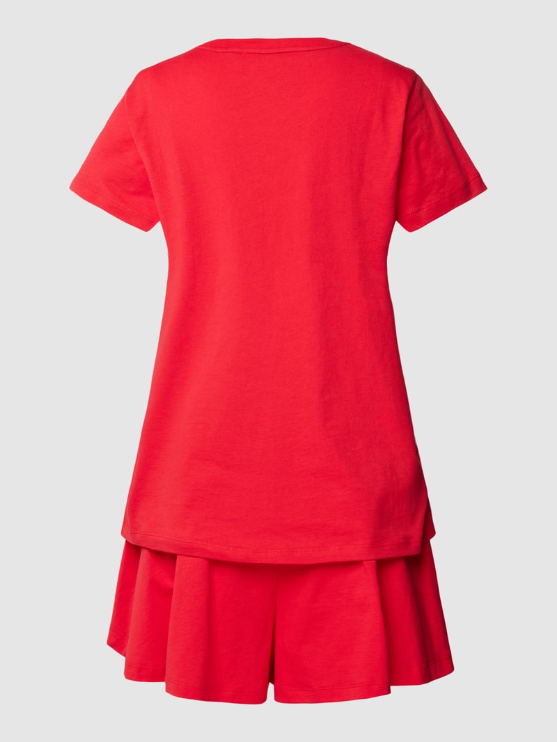 Pyjama aus Baumwolle in fuchsia