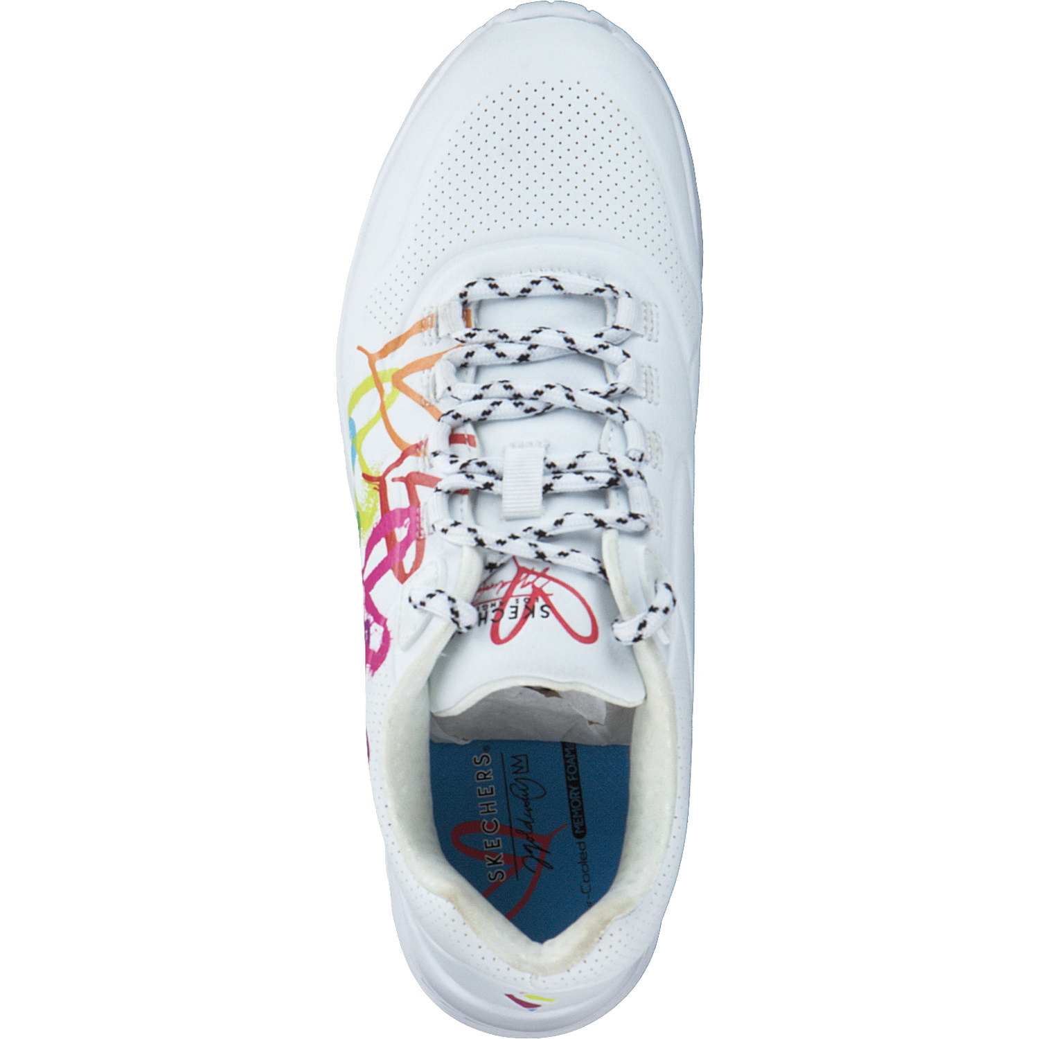 Skechers 314061L, Schnürschuhe, Damen, WEIß