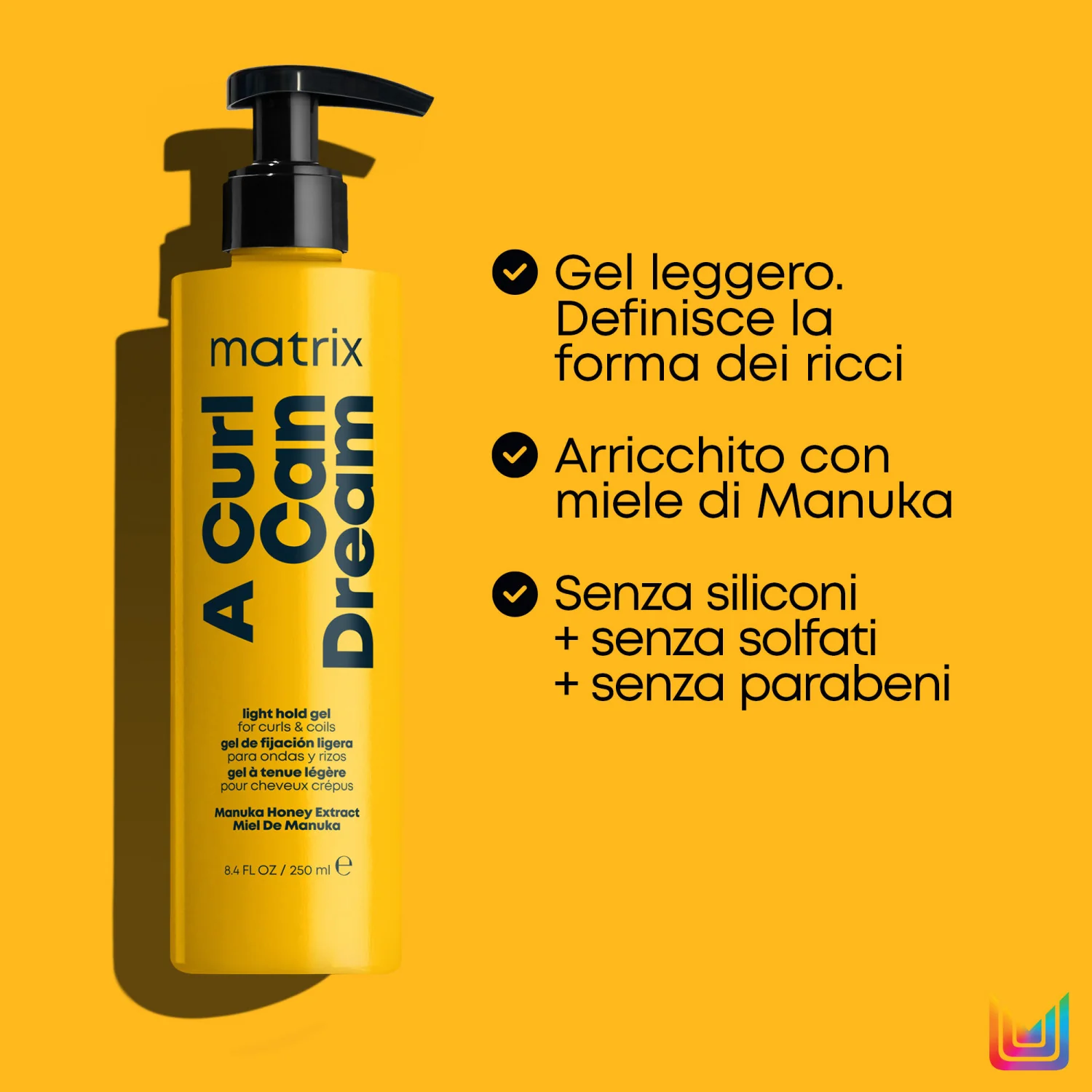 Gel de păr Total Results A Curl Can Dream pentru păr creț și ondulat