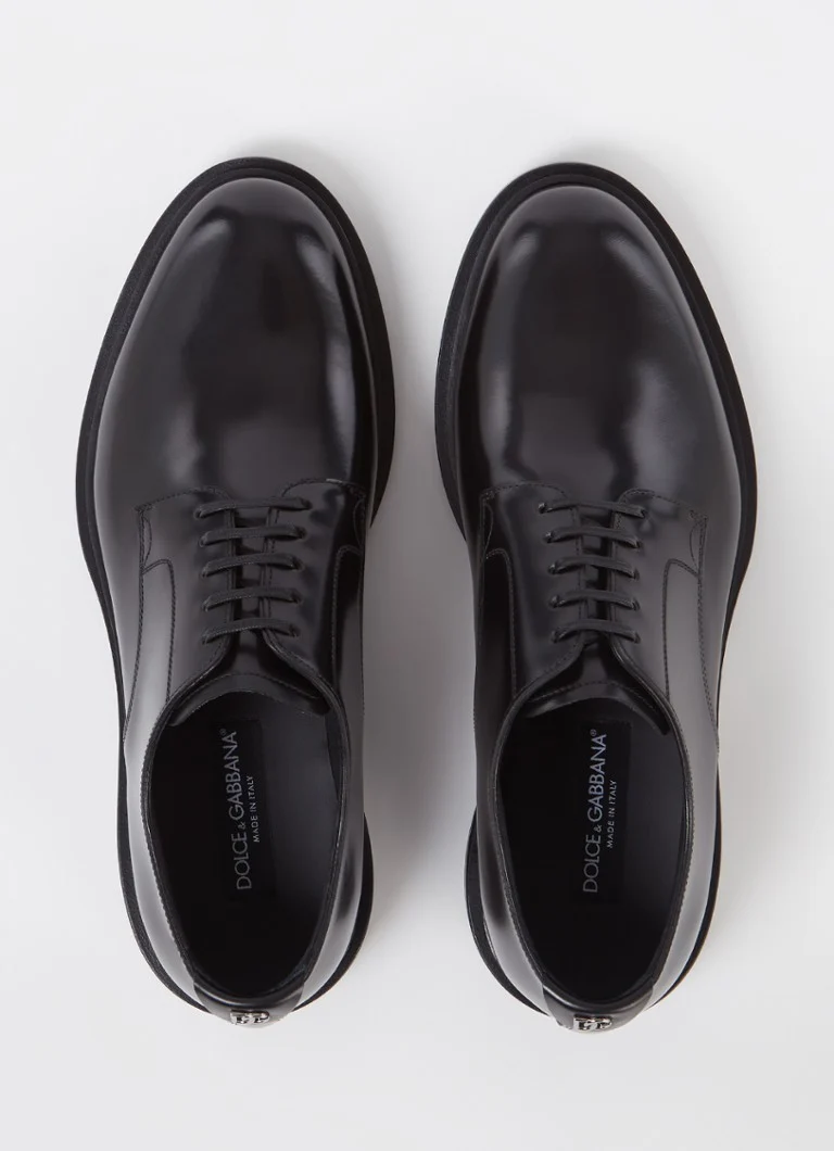 Pantofi derby din piele cu șireturi Dolce & Gabbana