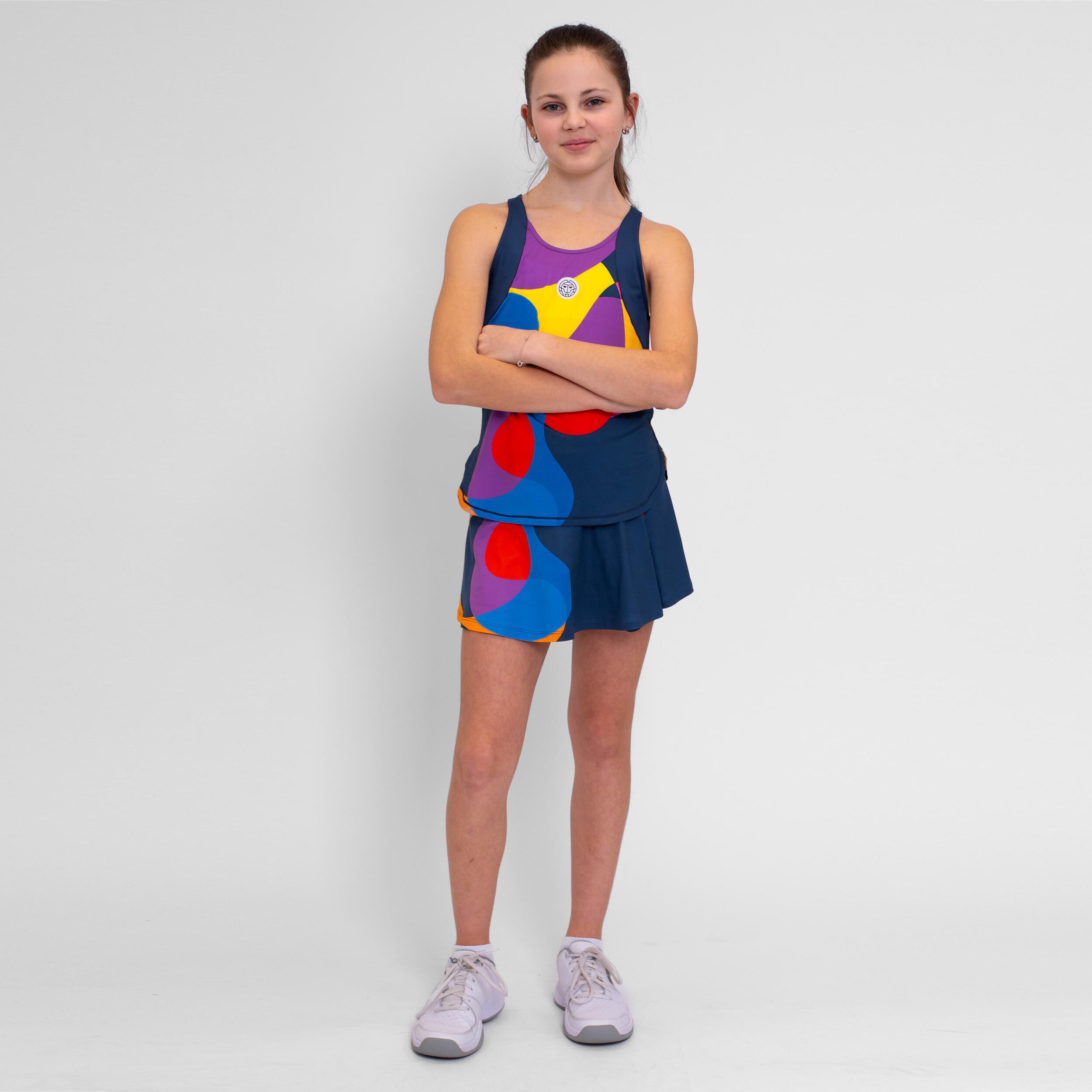 Twiggy Tank-Top Mädchen - Dunkelblau, Mehrfarbig