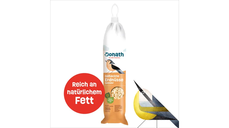 Donath Vogelfutter Energie-Spender Erdnüsse 500 g
