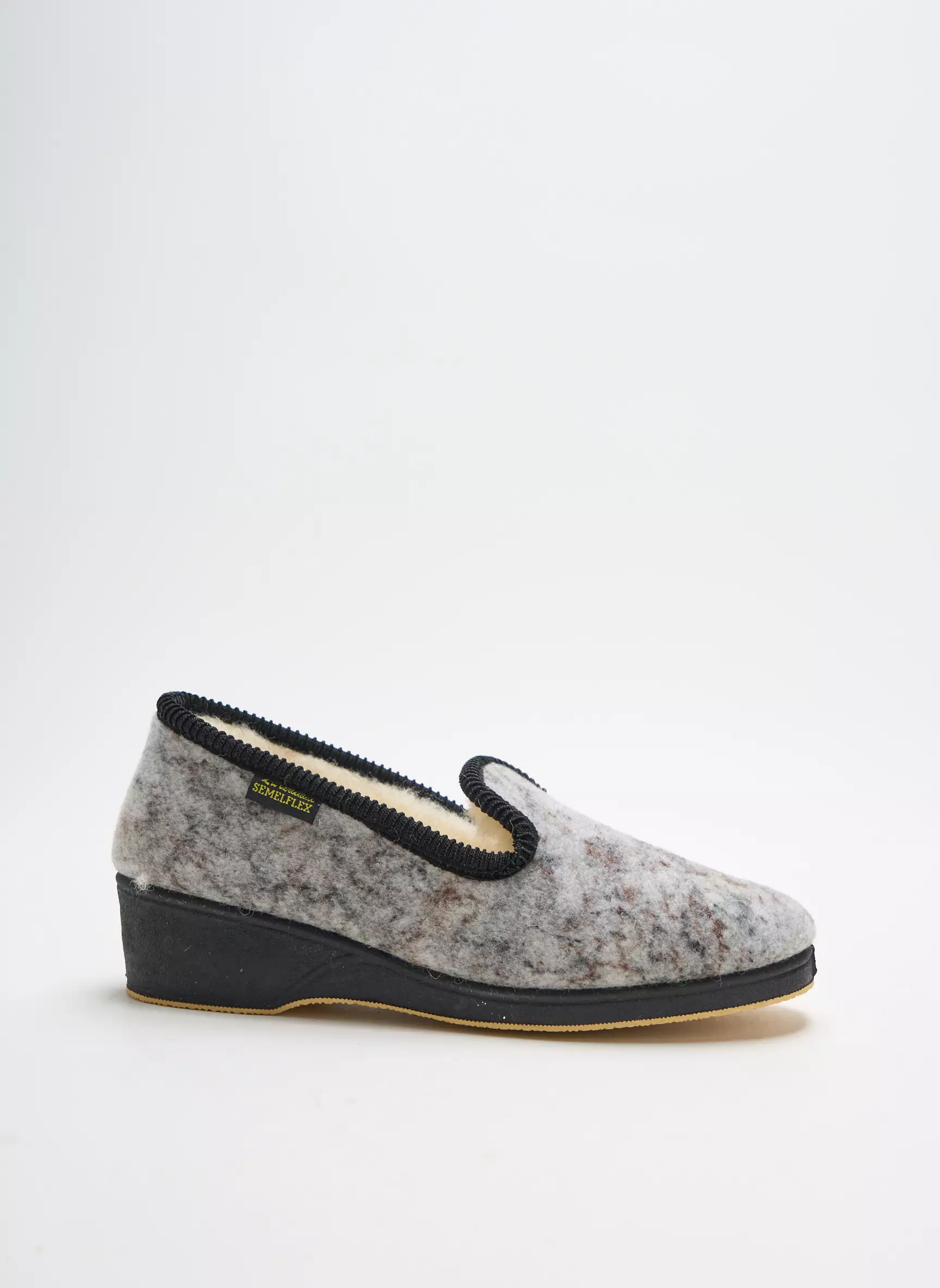 Semelflex Chaussons Femme couleur gris