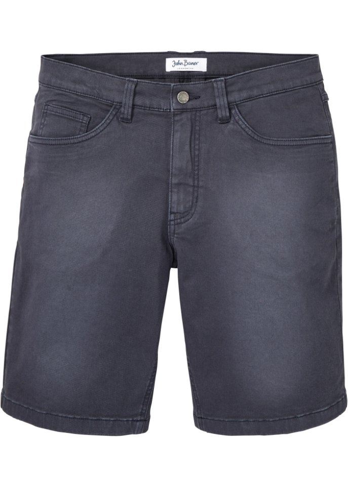 Coloured Stretch-Bermuda, Regular Fit