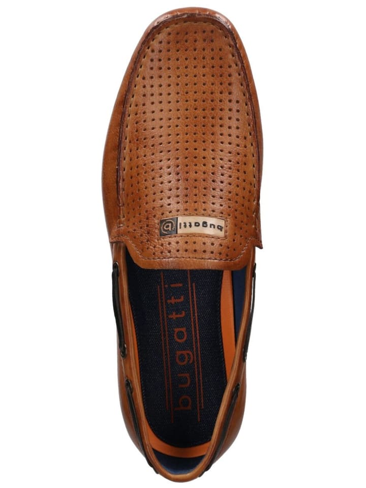 Bugatti Slipper in Cognac günstig kaufen