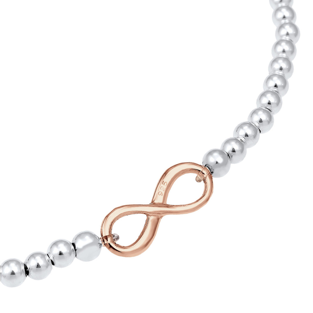 Elli Elli Bracelet Infinity Unendlichkeit 925 Silber rosé Bracelet