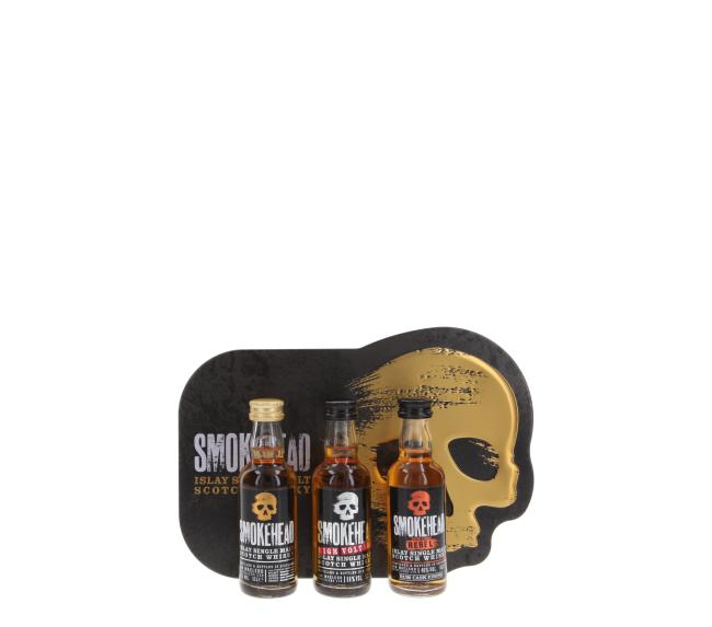 Miniature assortment Smokehead 0,15 l·49 % vol