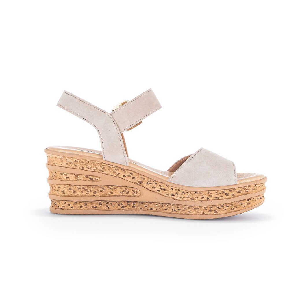 Gabor fashion Keilsandalette beige