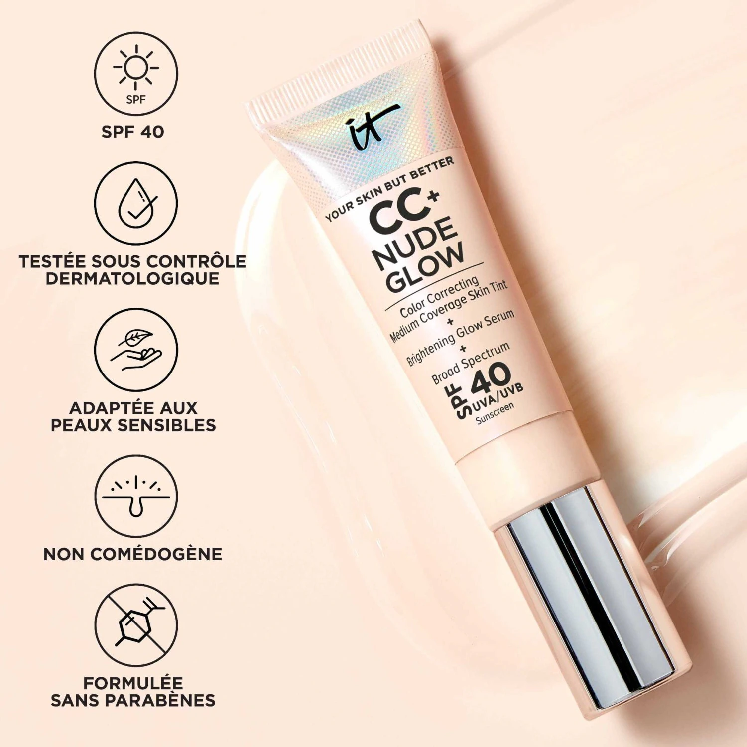 IT Cosmetics CC Rozświetlający krem korygujący