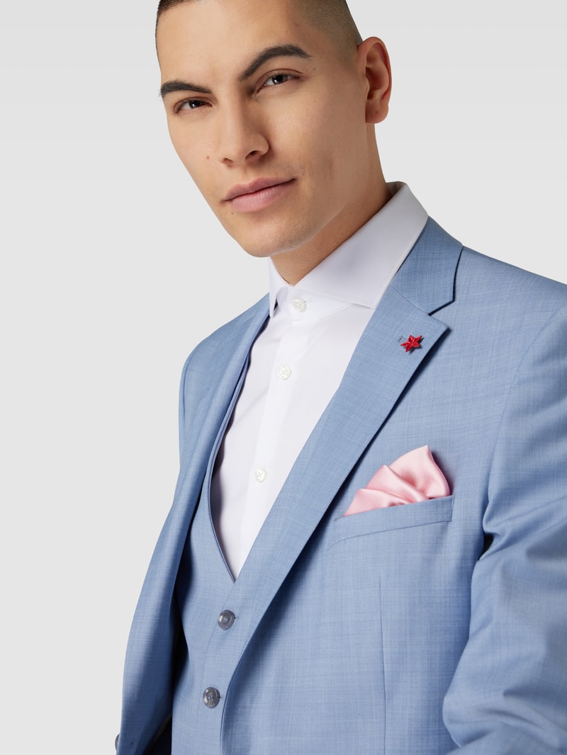 Einstecktuch aus reiner Seide in pink