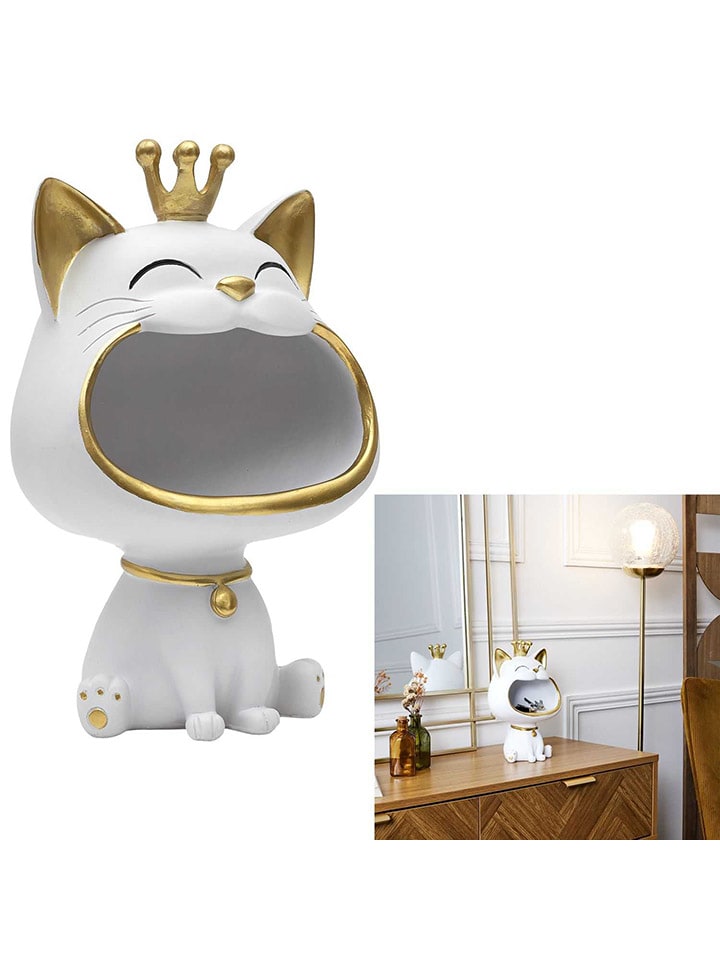 The Concept Factory Dekofigur in Weiß/ Gold - (H)25,5 cm günstig kaufen onesize