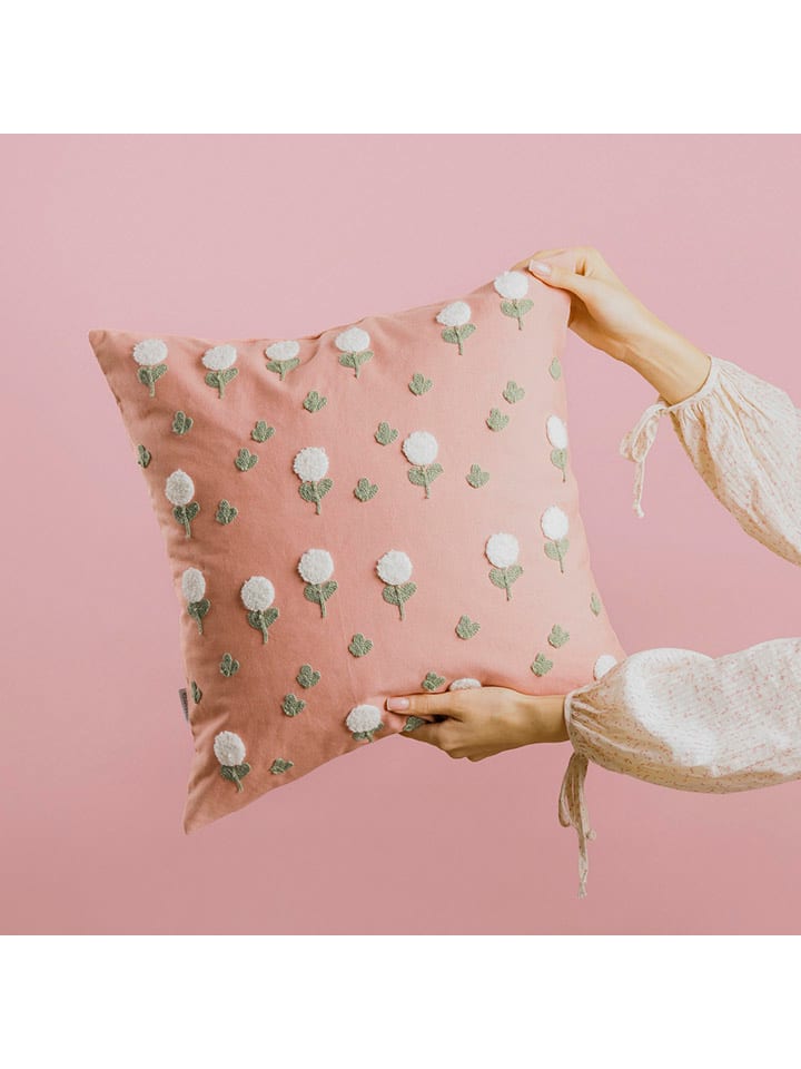 Homla Kissenhülle ''Wigal'' in Rosa - (L)45 x (B)45 cm günstig kaufen onesize