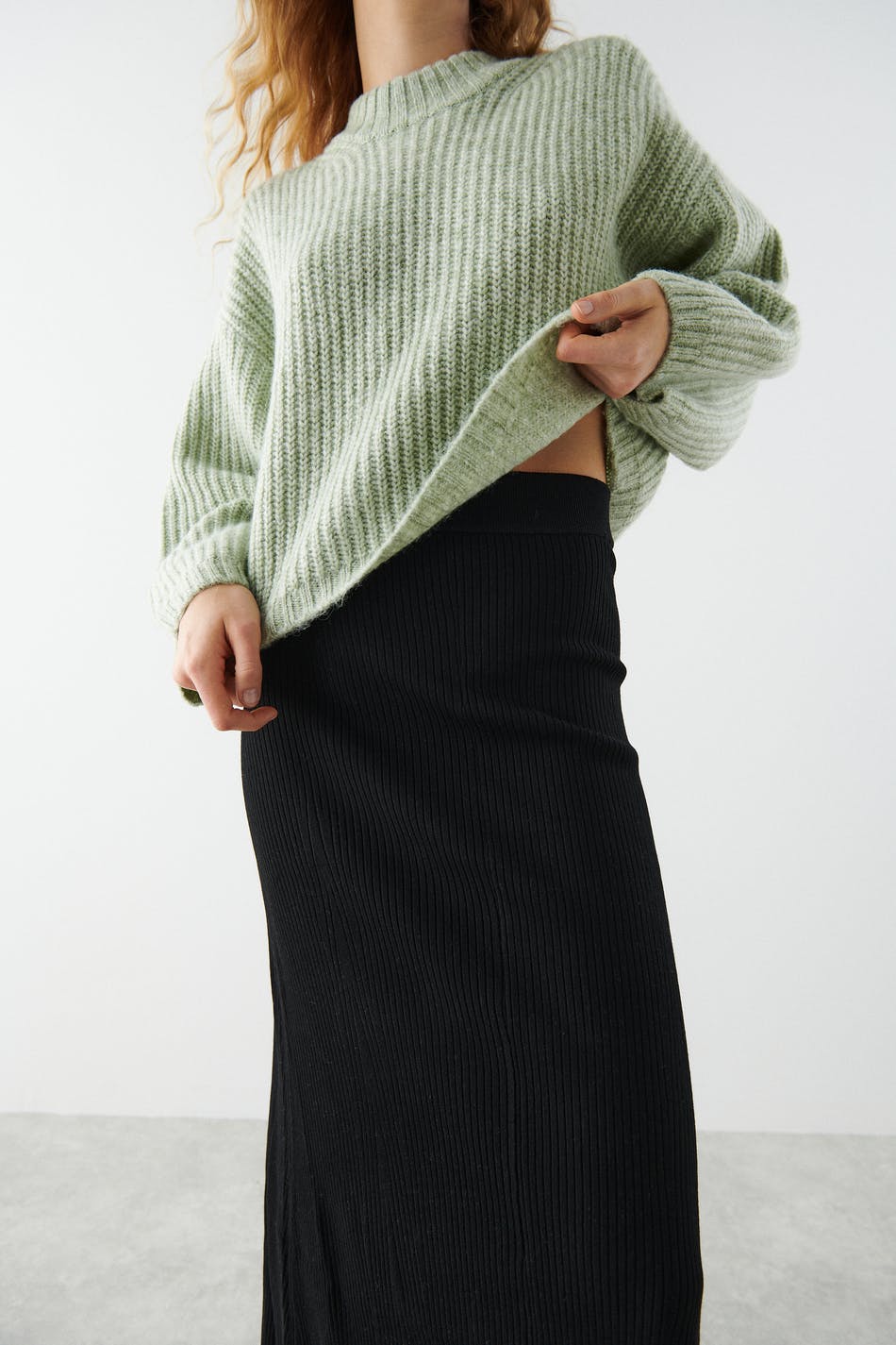 Ines knitted skirt