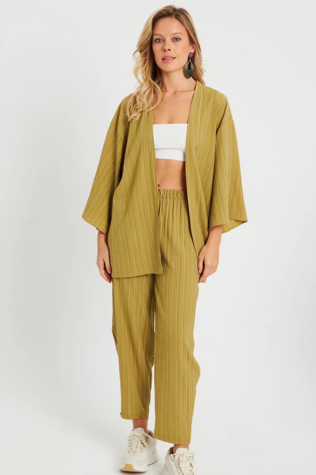 Cool & Sexy  Zweiteiler - Khaki - Regular Fit