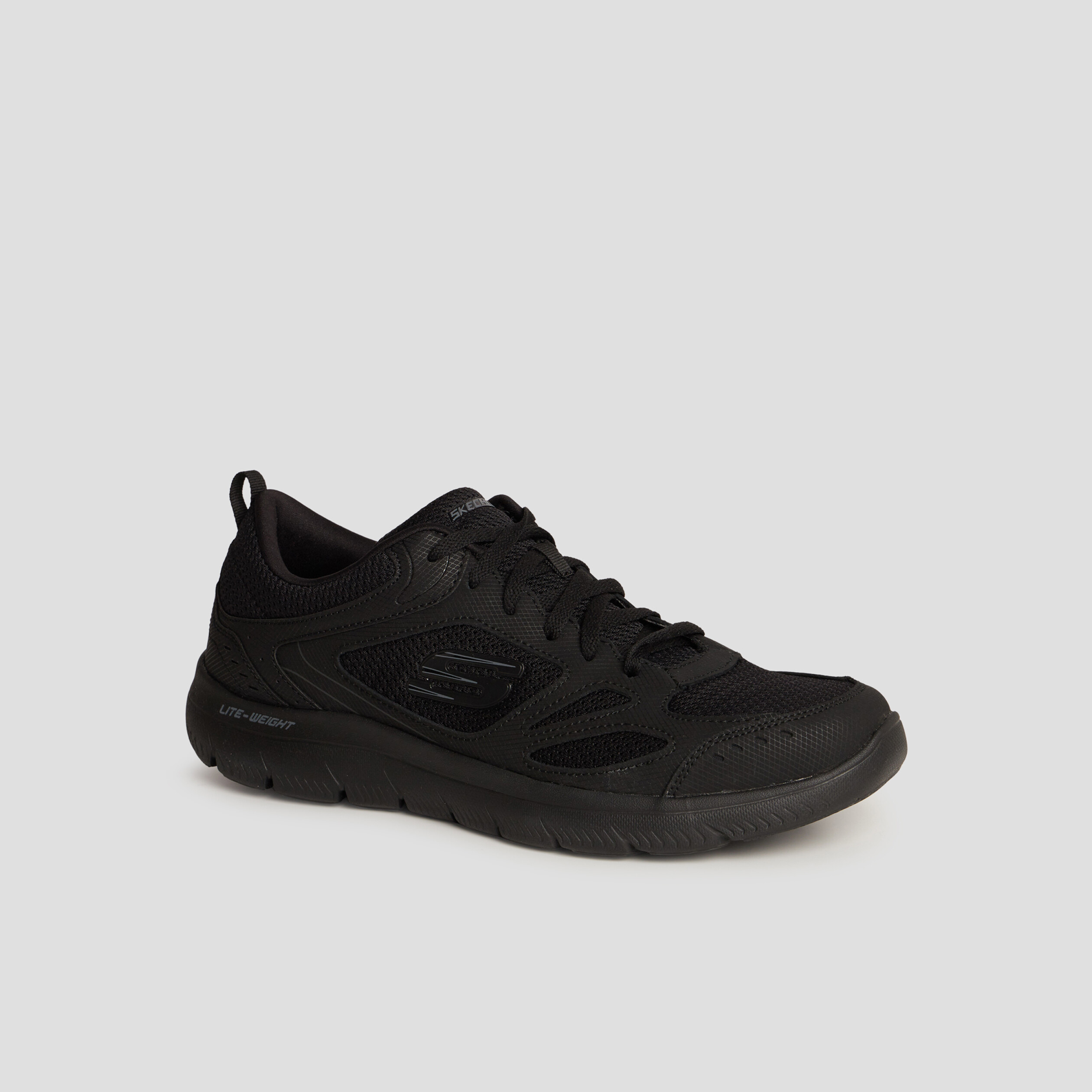 Baskets running mémoire forme Skechers noir homme | La Halle