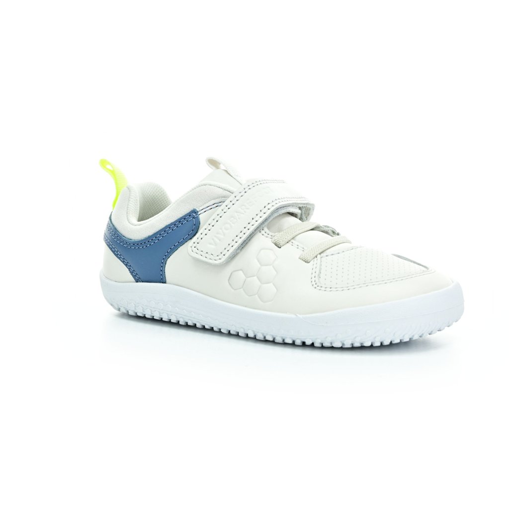 Vivobarefoot Primus Ludo Moonstone hellgraue Barfußschuhe