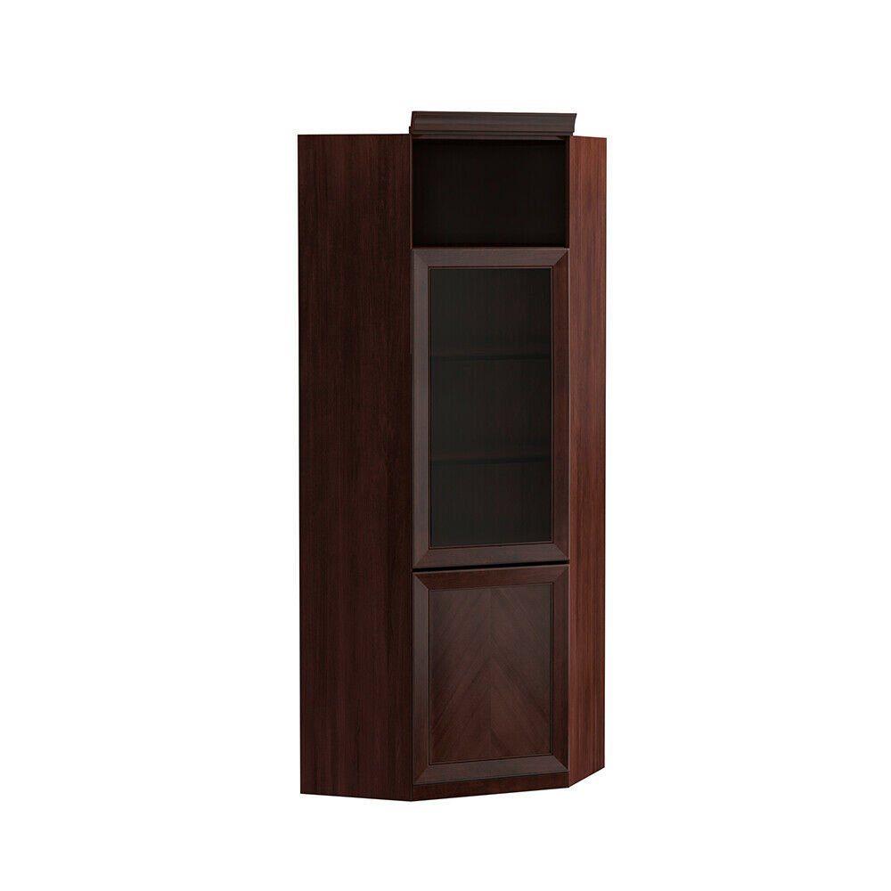 JVmoebel Barschrank System Büro Bar Möbel Vitrine Aktenschrank Klassischer Holz Schrank Regal M13