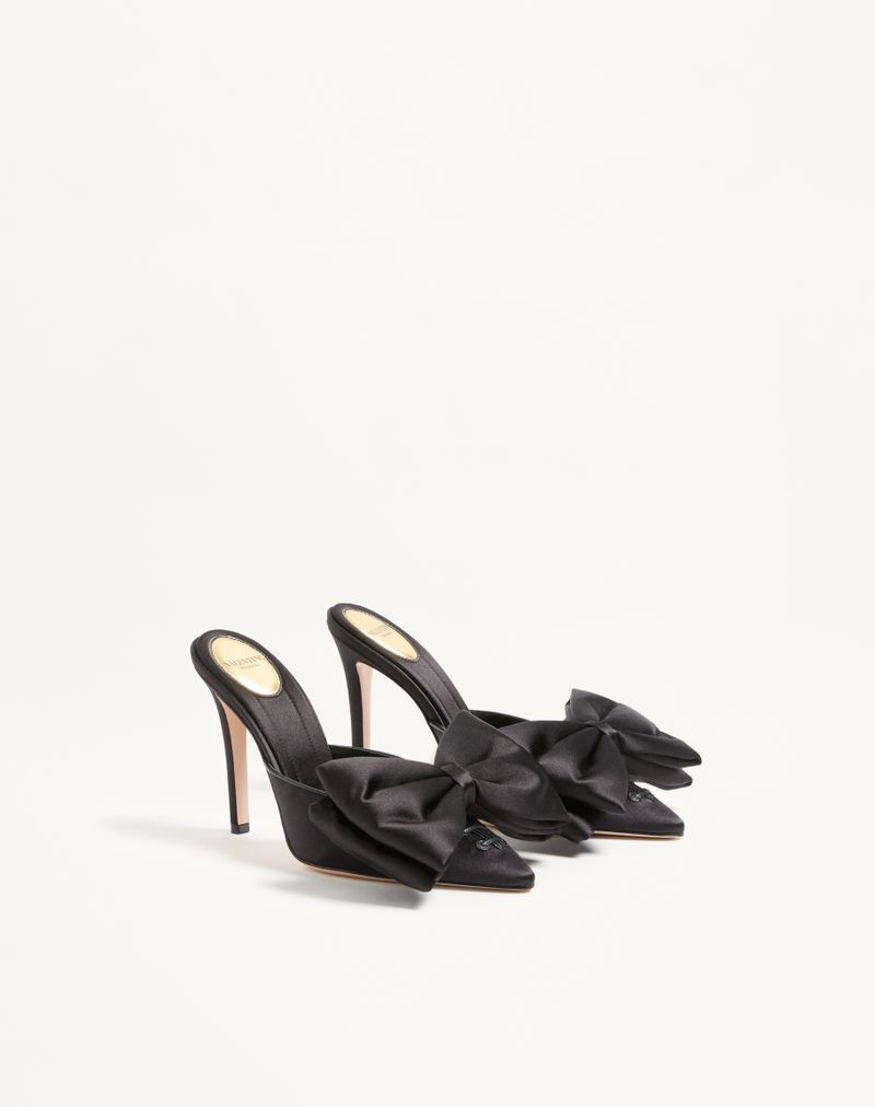 Yolande Satin Mule 105mm