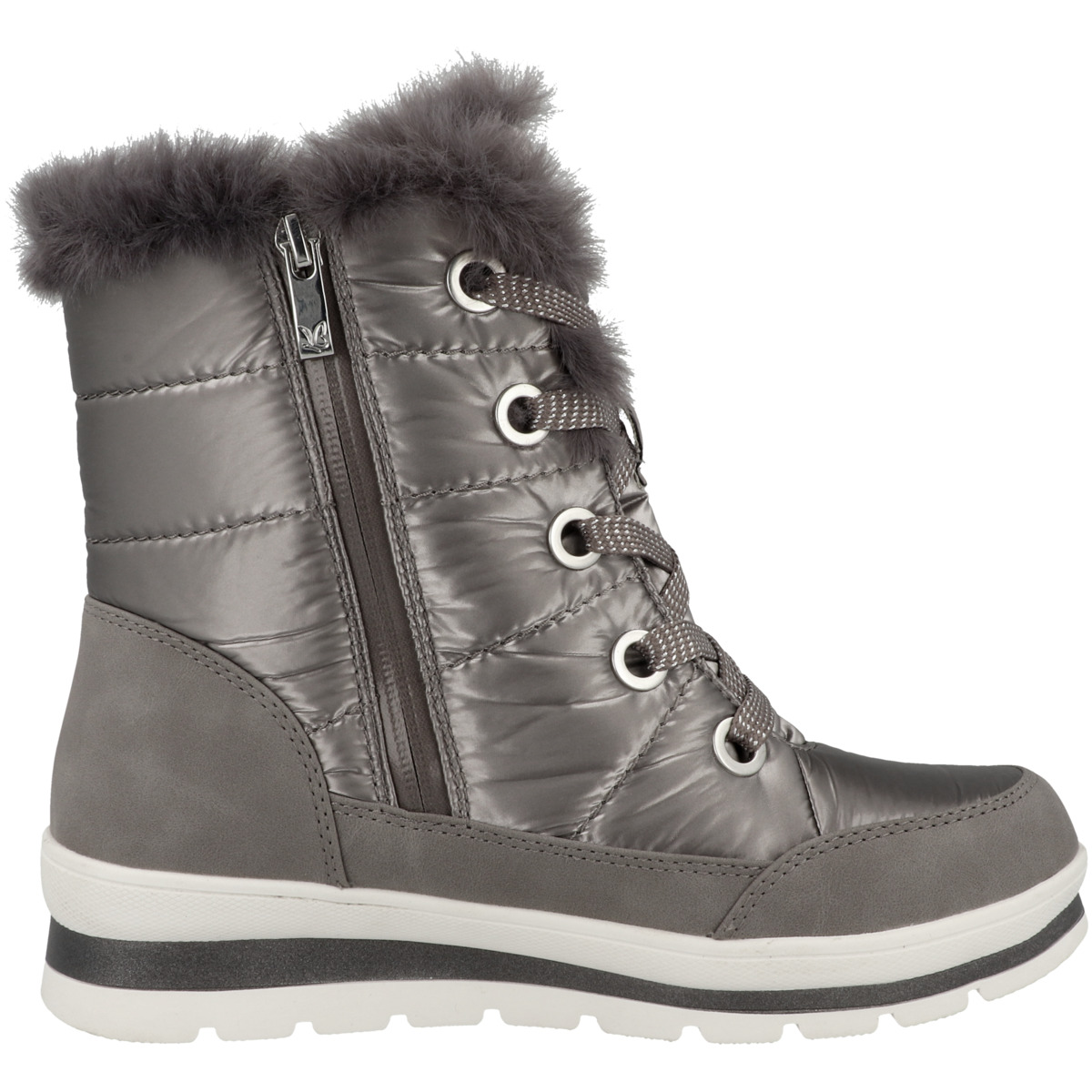 CAPRICE 9-26226-29 Schnürboots grau