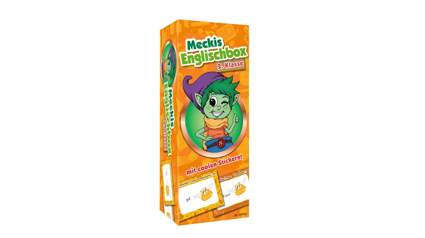 ademo Karteikarten Meckis Englischbox 2. Klasse