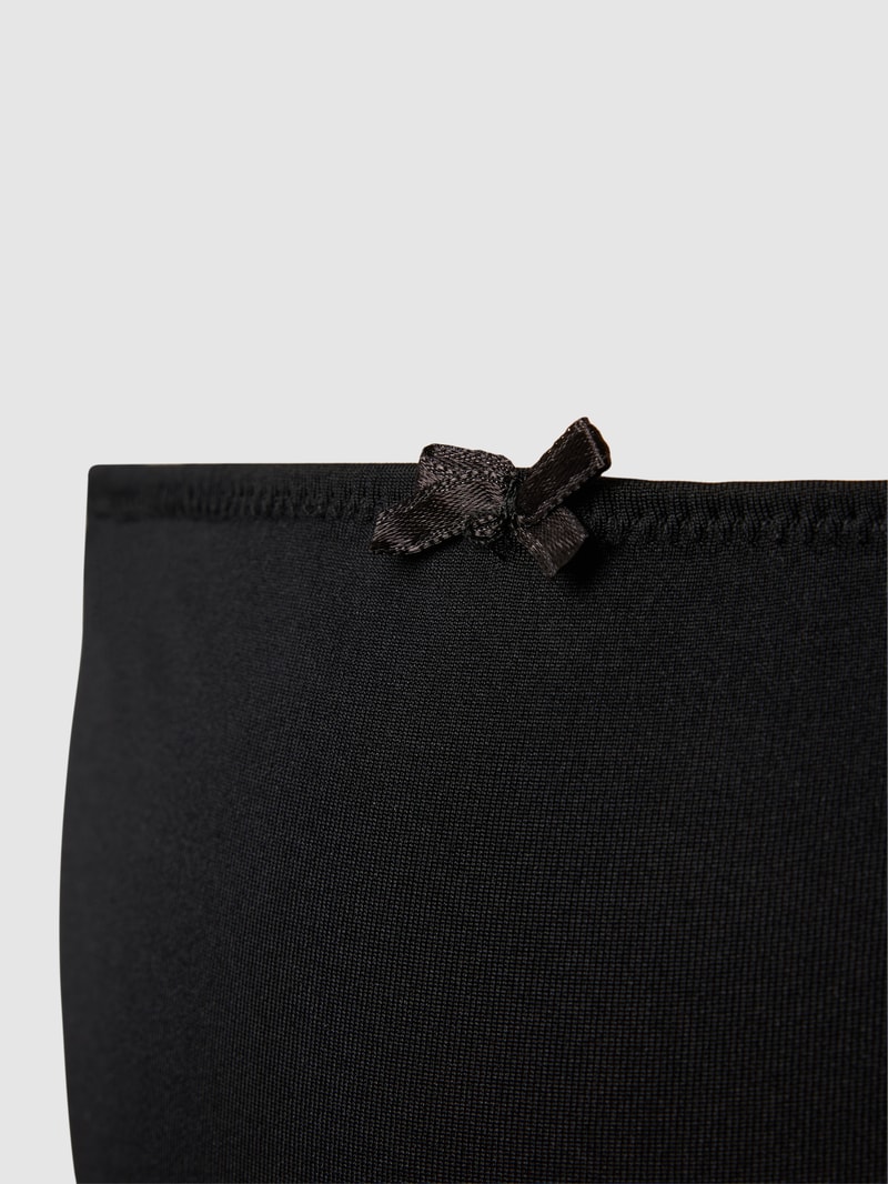 Umstands-Slip mit Schleifen-Detail im 2er-Pack Modell 'armor' in schwarz