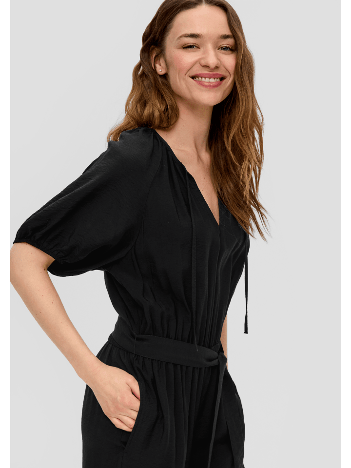 s.Oliver Overall lang in Schwarz günstig kaufen