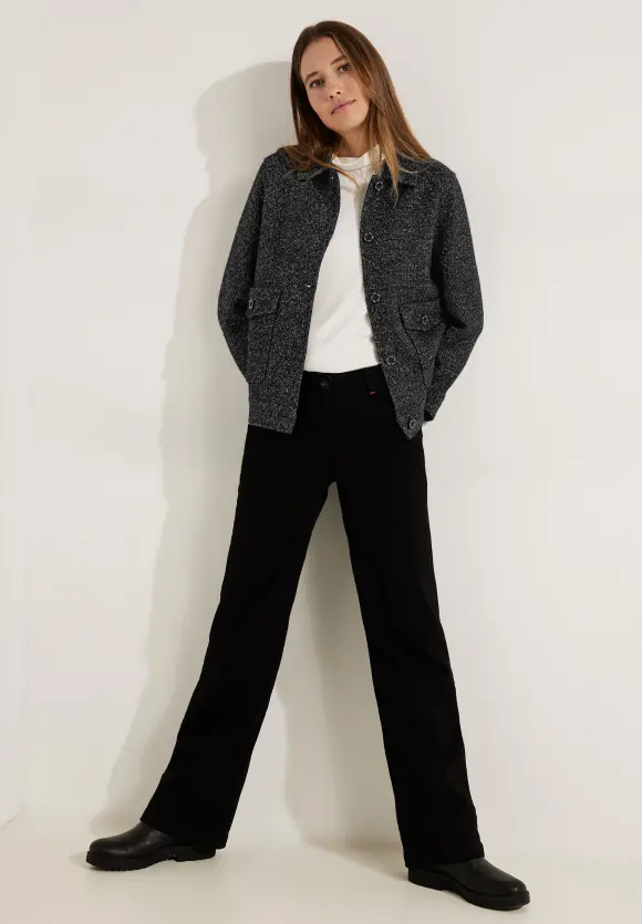 CECIL Indoorjacke in Salt & Pepper