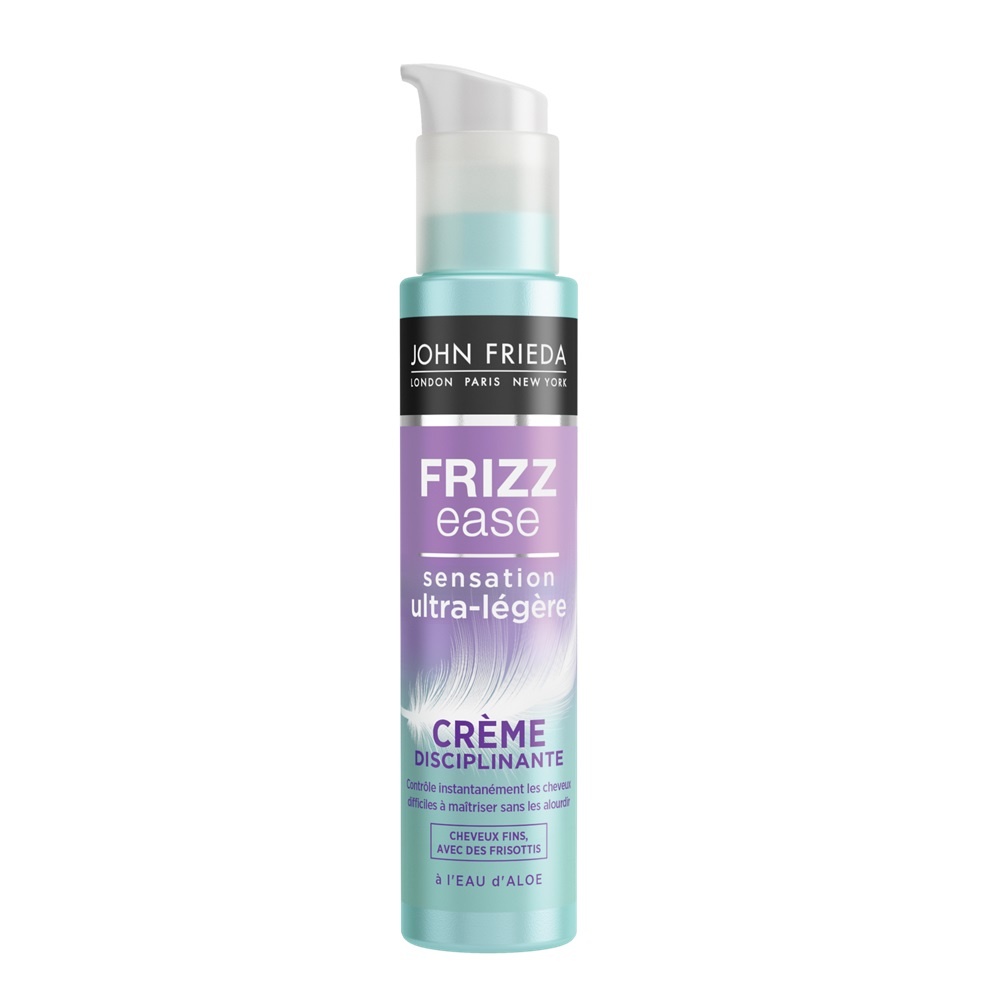 john frieda Frizz Ease Crème Disciplinante Sensation Ultra-Légère Crème cheveux fins avec des frisottis