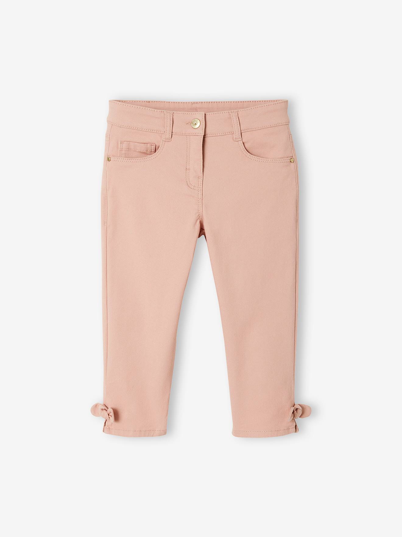 Vertbaudet Mädchen 7/8-Hose mit Schleifen - rosa