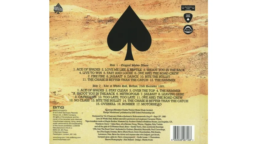 Ace of Spades (40th Anniversary Edition) Softbook