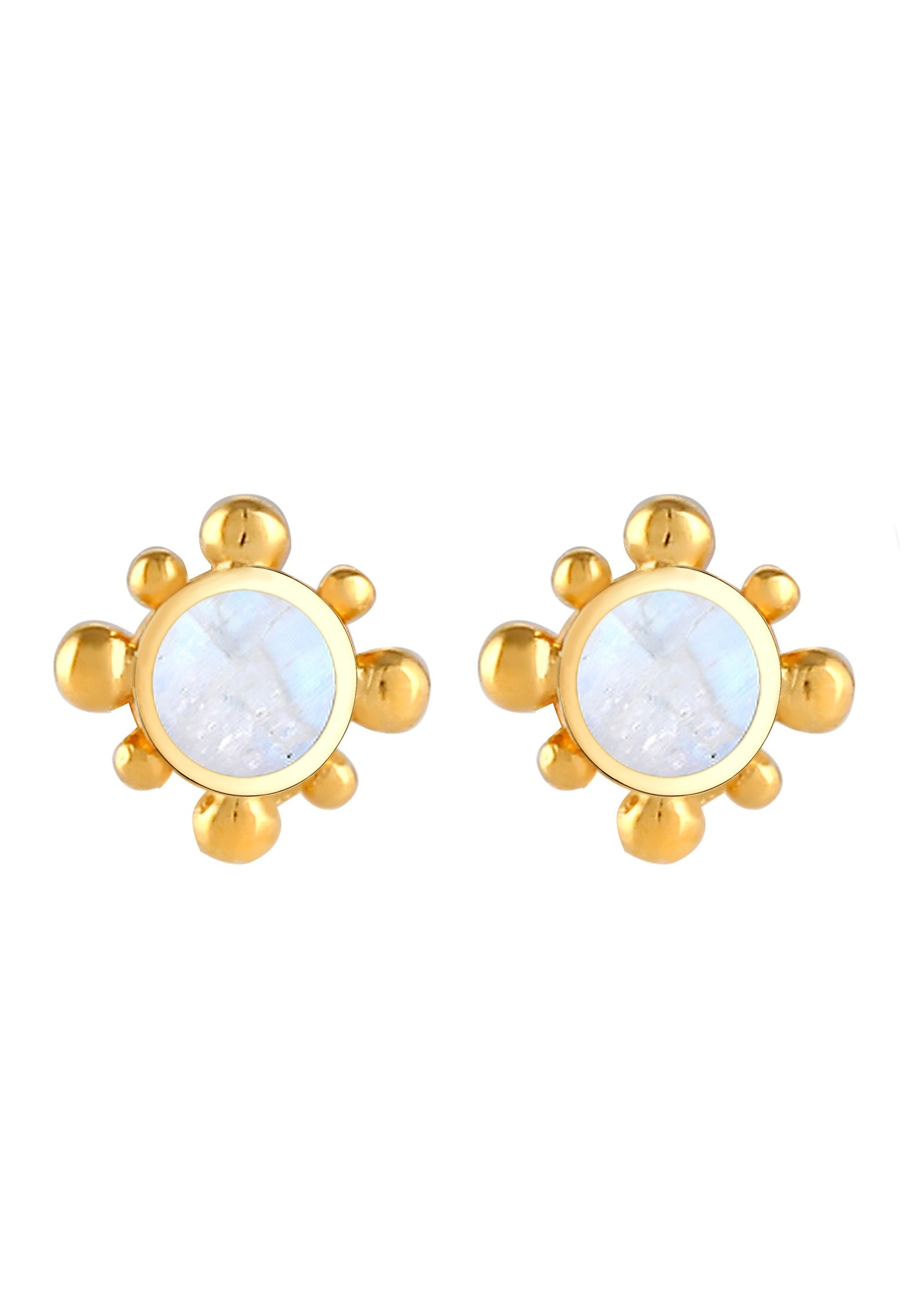 Elli holdkő hölgyeknek - Vintage 925 sterling ezüst, aranyozott