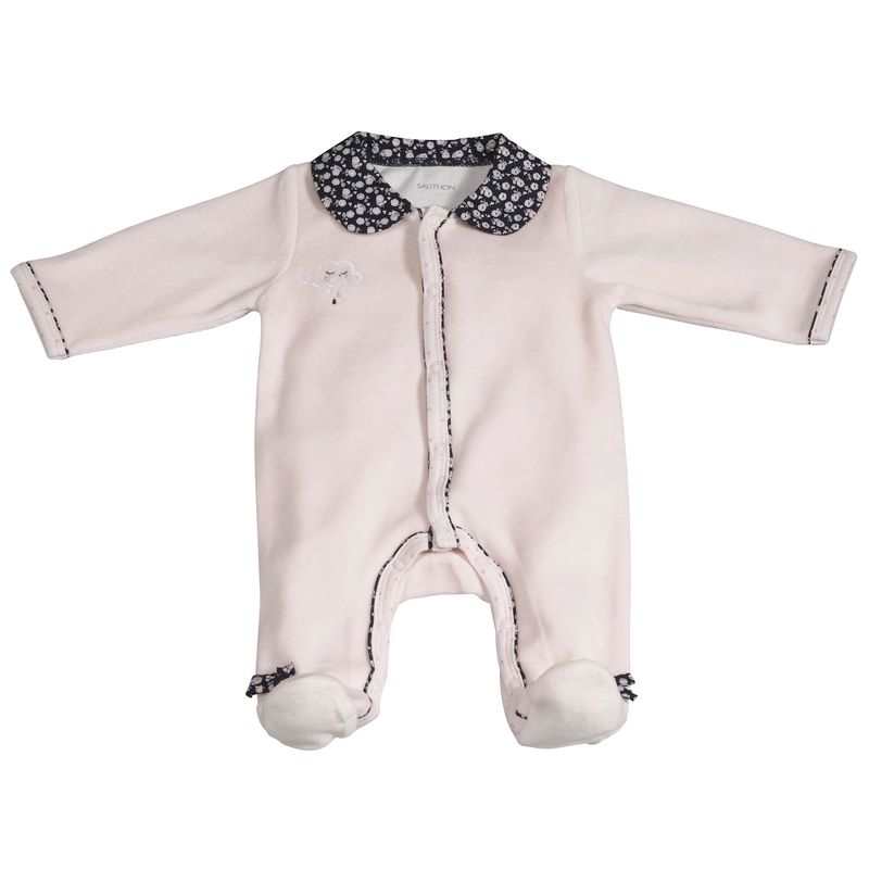 Pyjama velours Miss fleur de lune