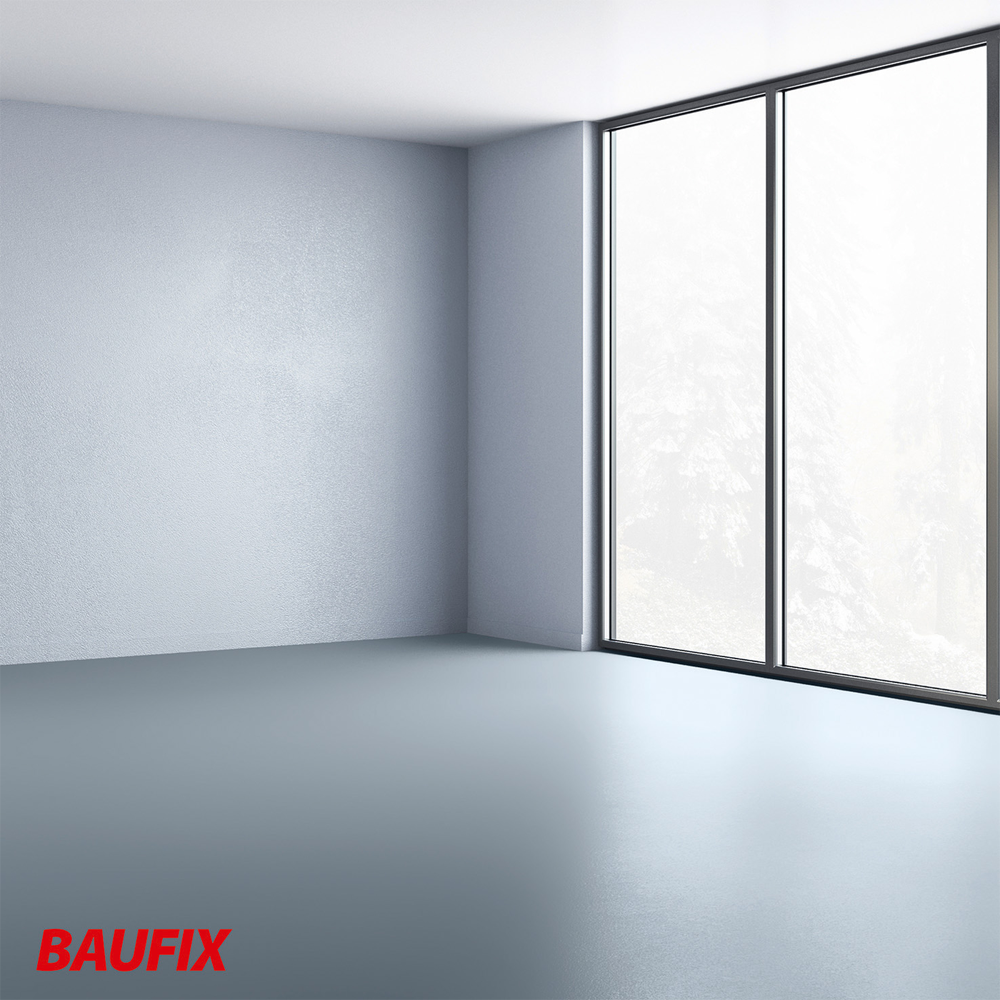 Baufix Boden-Flüssigkunststoff 5 l, silbergrau 2 er Set