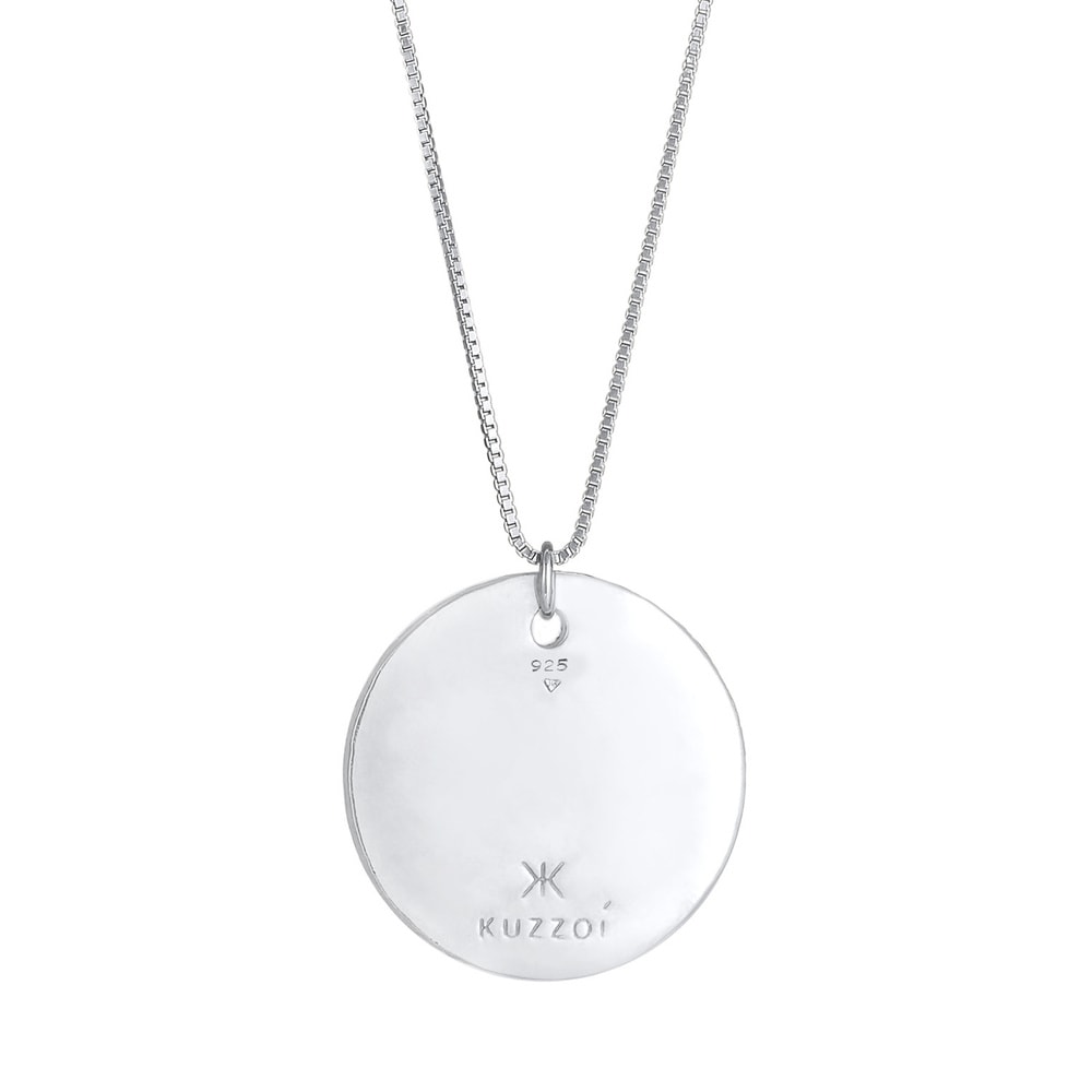 KUZZOI KUZZOI Collier Pièce de monnaie ancienne pour hommes en 925/1000 argent massif Bijoux