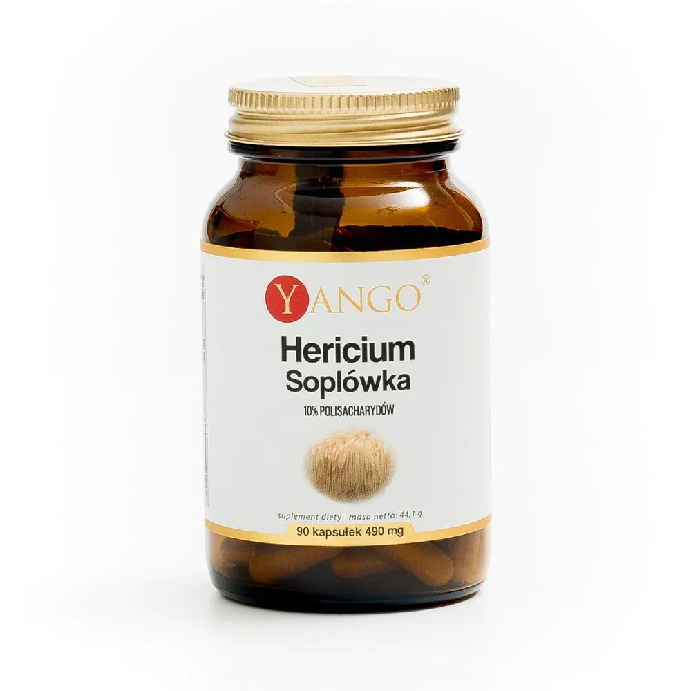 Yango Hericium Løvemankeekstrakt 10% polysaccharidkapsler