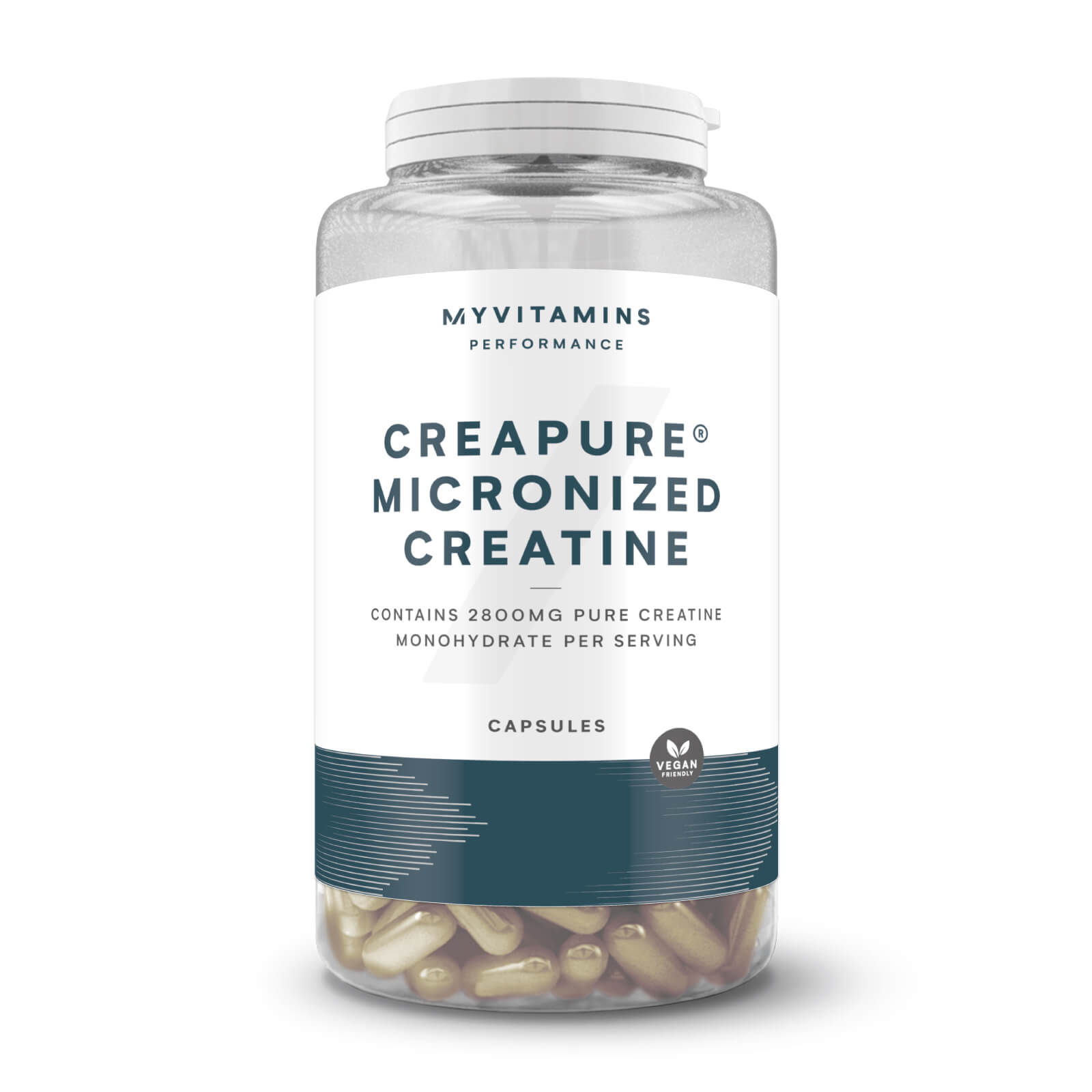 MP MAX Créatine micronisée Creapure®, Sans arôme ajouté, Pot, 245 capsules