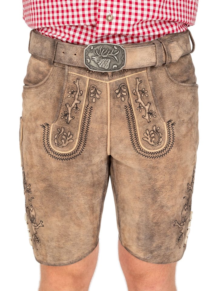Spieth & Wensky Lederhose EISENSTADT in hellbraun günstig kaufen