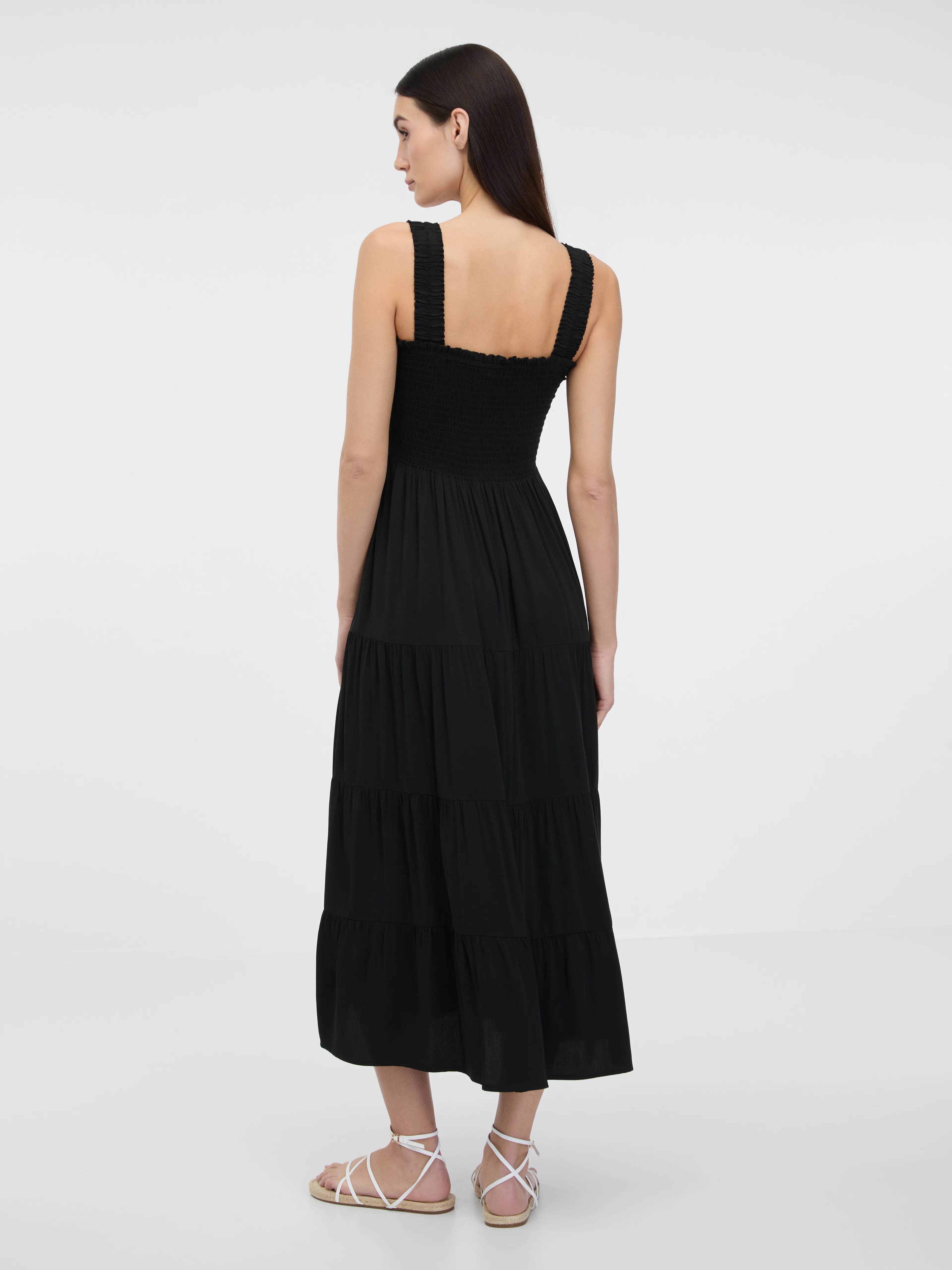 Schwarzes Damen Maxikleid ORSAY