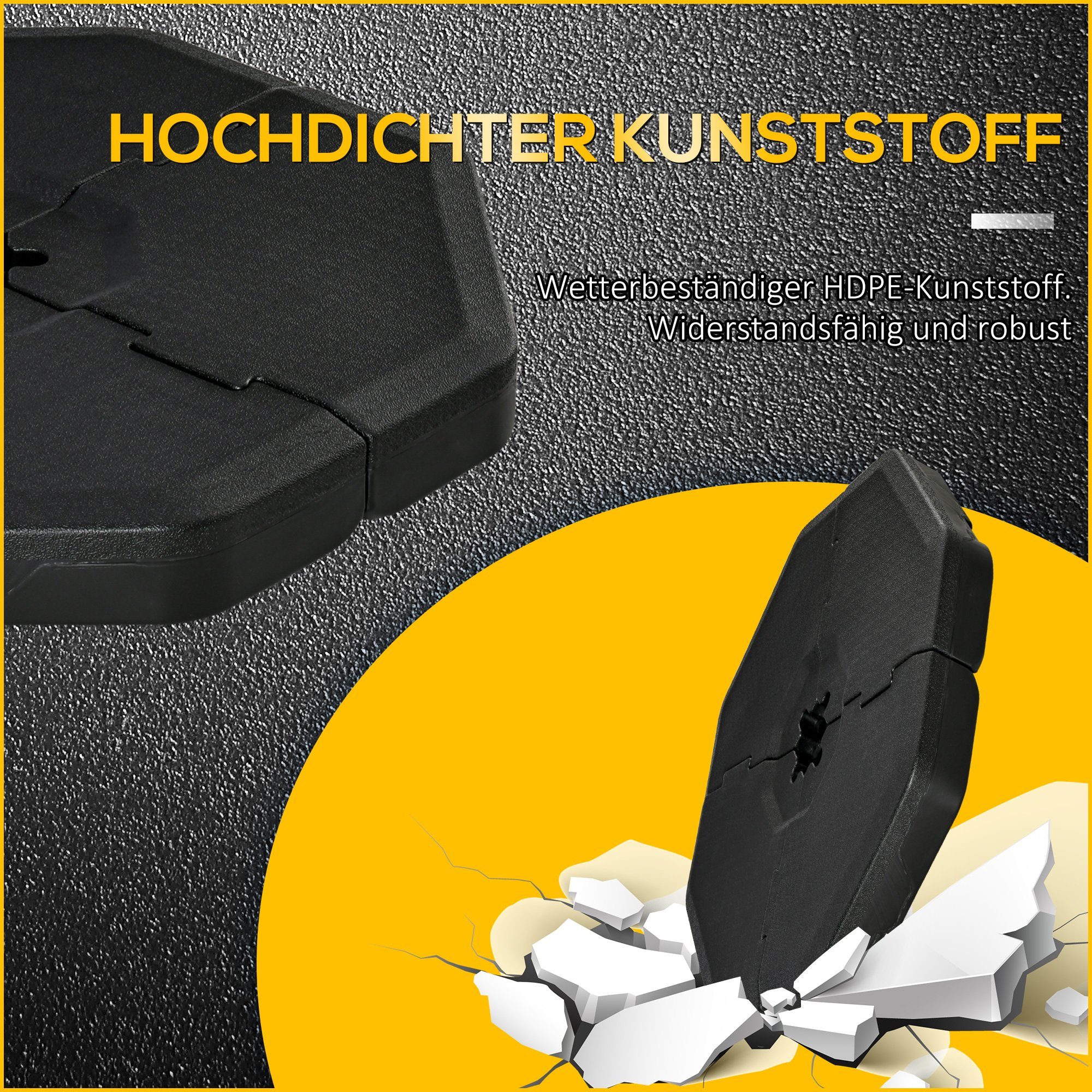 Outsunny Schirmhalter Sonnenschirmgewicht