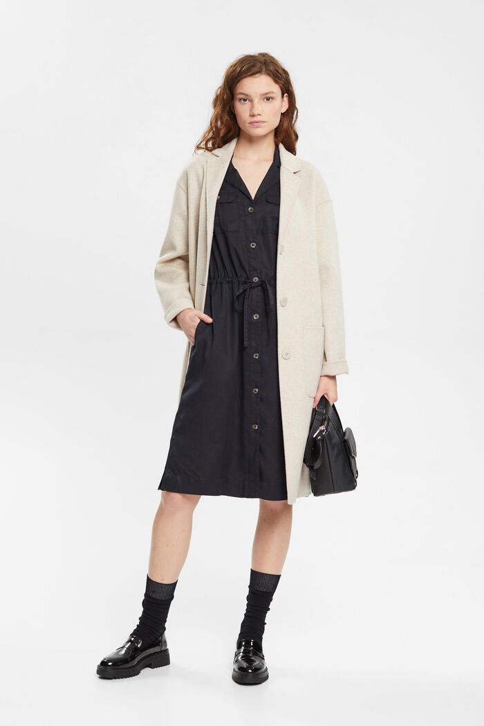 Kleid mit Kordelzug, TENCEL™