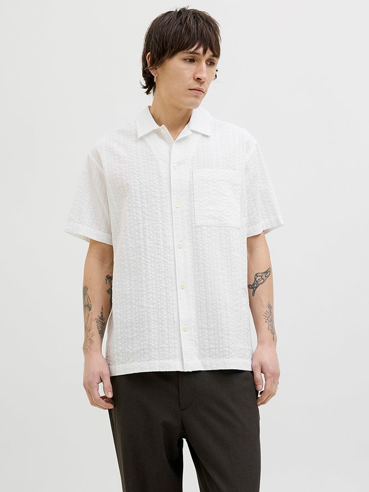 Jack & Jones Hemd - Regular fit - in Weiß günstig kaufen