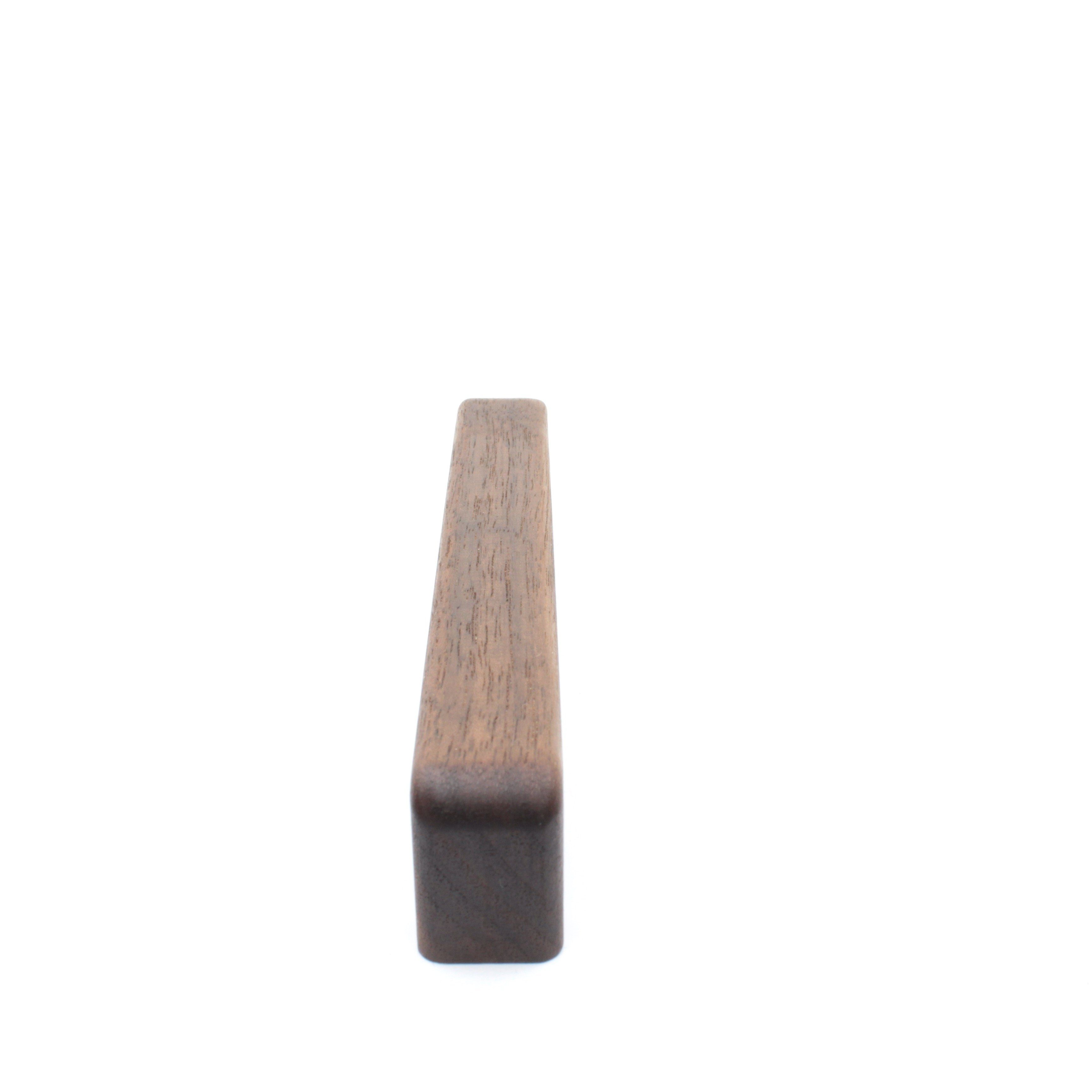 ekengriep Möbelgriff N453, Holz Möbelgriff aus Nussholz für Küche, IKEA Schrank, Schubladen usw.